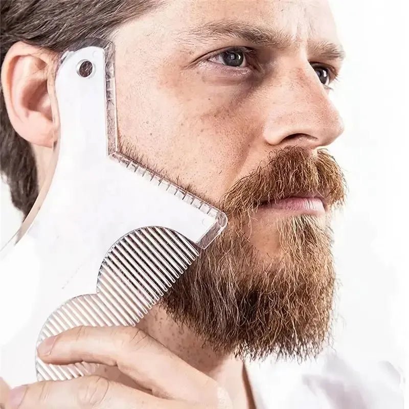 Men's All - in - One Beard Styling Comb - Beard grooming