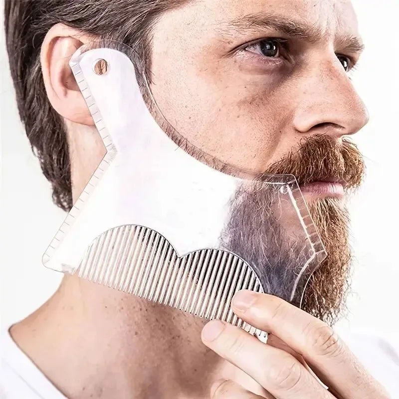 Men's All - in - One Beard Styling Comb - Beard grooming
