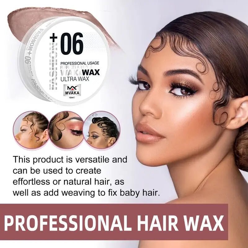 MVAKA Hair Braiding & Styling Wax Edge control - Beard grooming