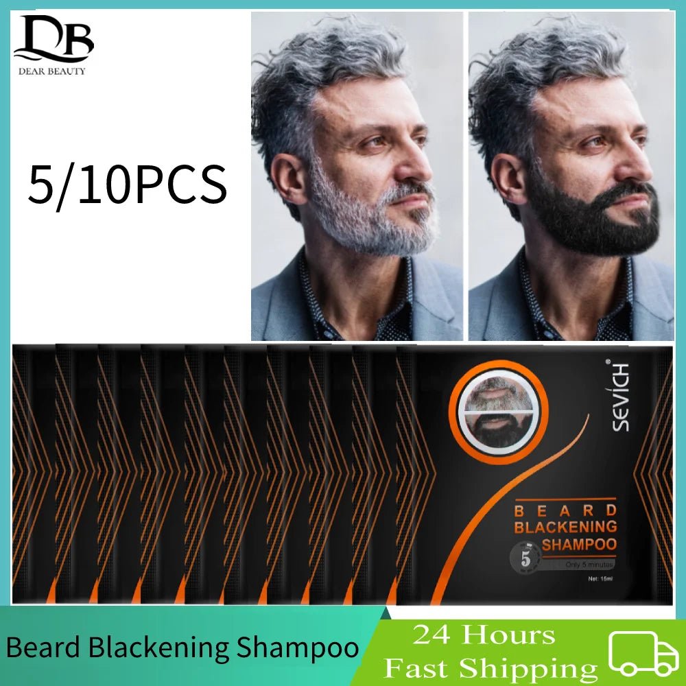 Natural Beard Hair Dye Shampoo - Beard grooming