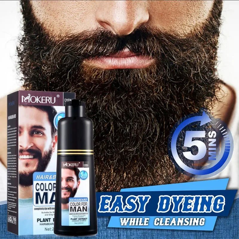 Permanent Beard Dye Shampoo - Beard grooming