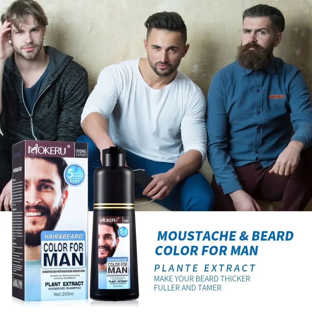 Permanent Beard Dye Shampoo - Beard grooming