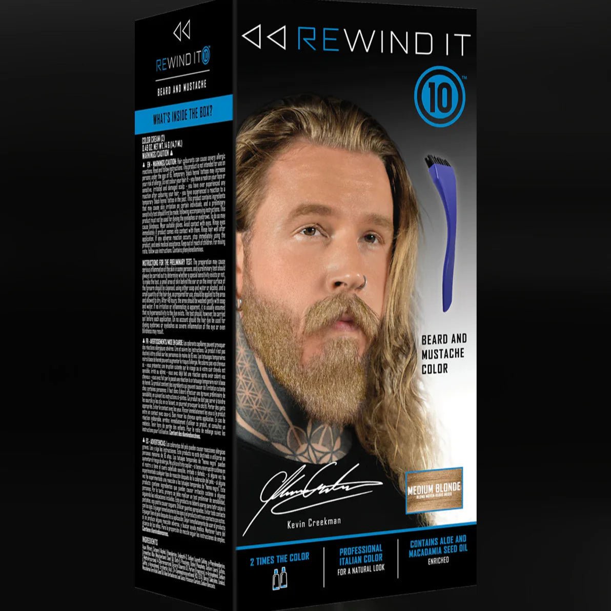 Rewind It Beard Color ( Medium Blond) - Beard grooming