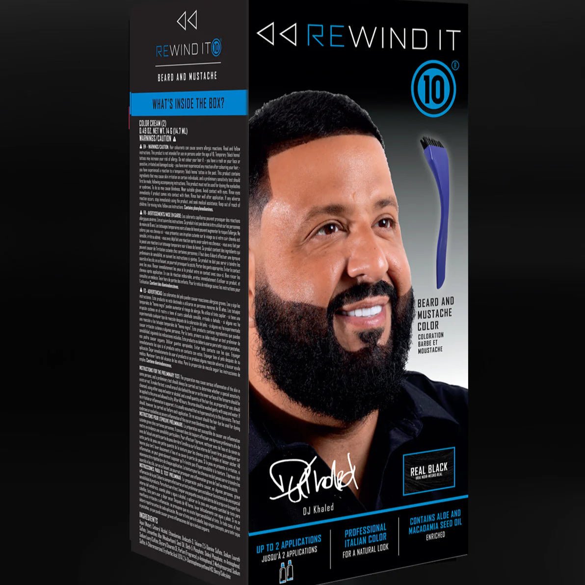 Rewind It Beard Color (Real Black) - Beard grooming