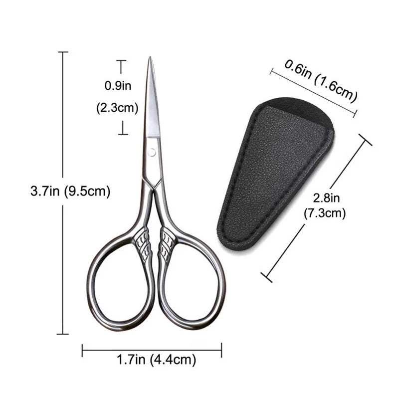 1Pc Stainless Steel Small Makeup Grooming Scissors - Beard grooming