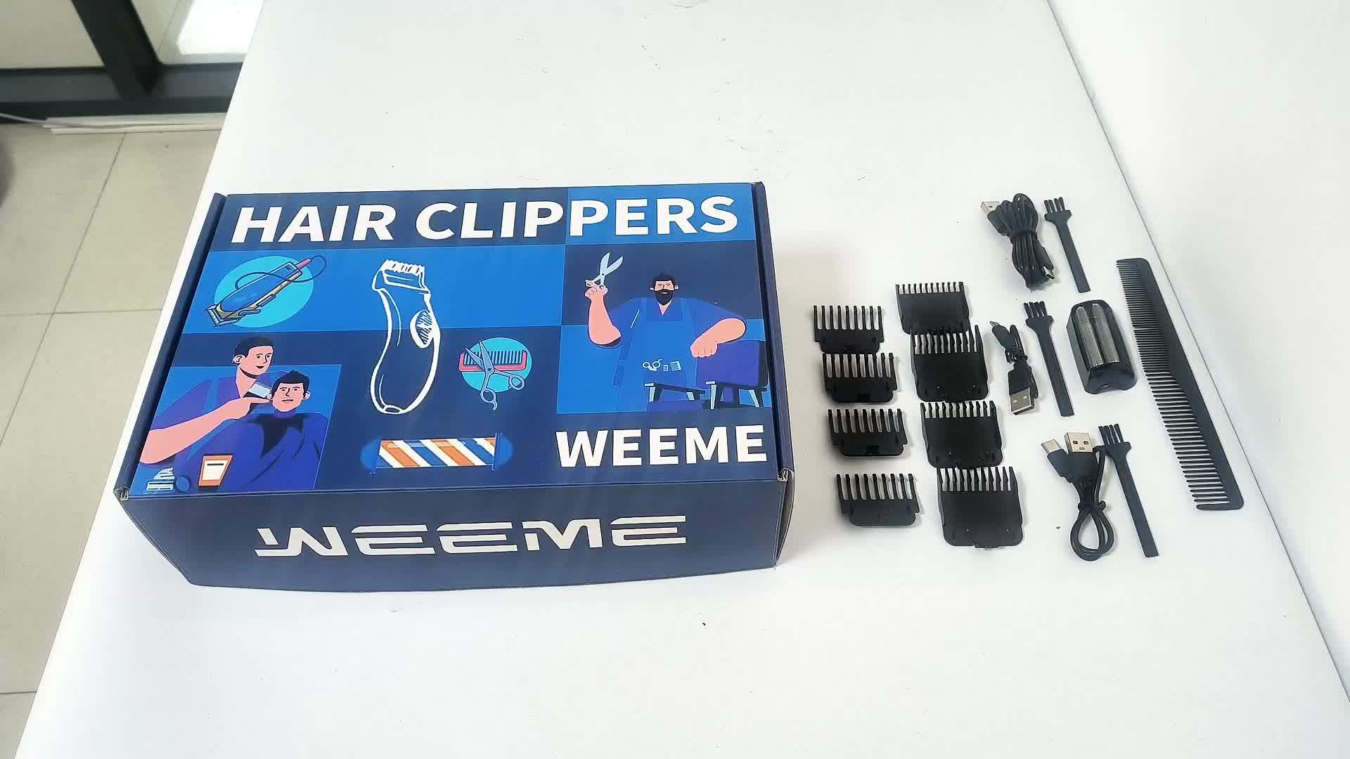 3pcs/Set Hair Clippers Set For Men - Beard grooming