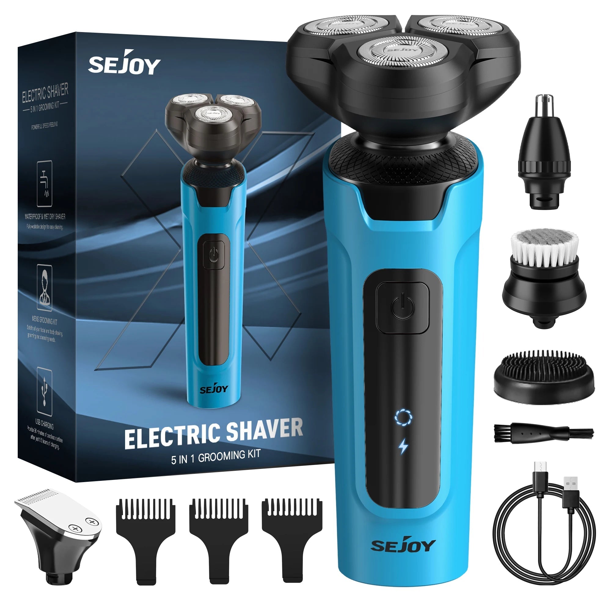 5 in 1 Electric Nose Hair Trimmer - Beard grooming