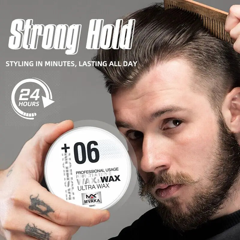 MVAKA Hair Braiding & Styling Wax Edge control and strong hold with moisturizing, volumizing effects flake-free and non-greasy