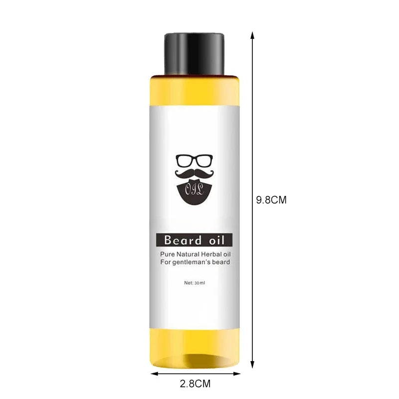 100% Organic Beard Oil for Man Spray Beard Growth Oil Men Beard Grow Essencial Oil Barba Huile Barbe 30ml Hair Loss Products
