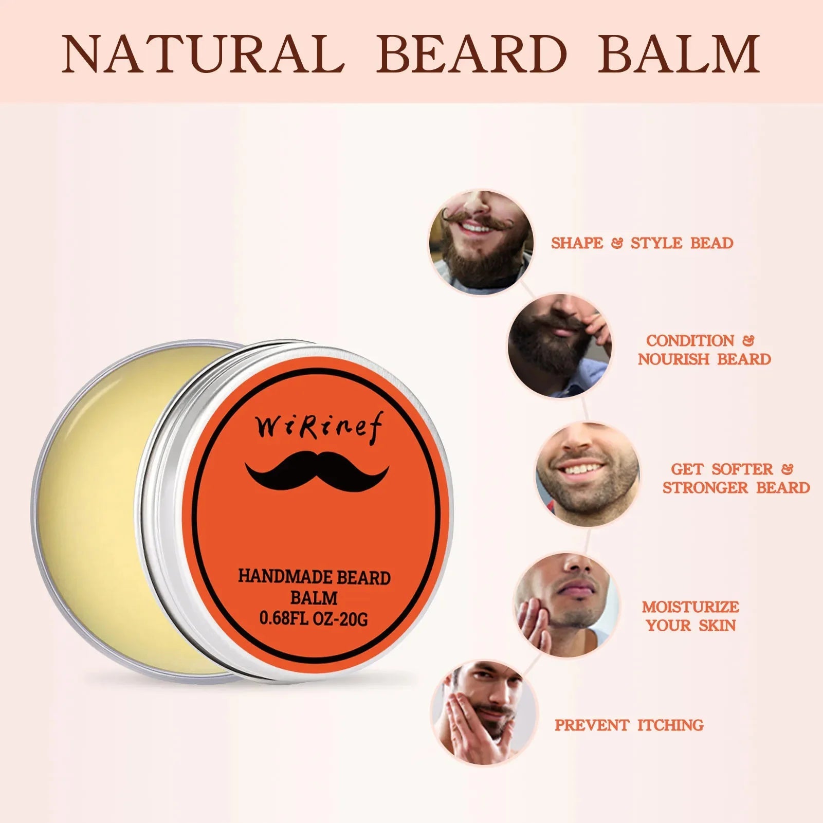 Beard Growth Oil Moisturizing Care Cream - Beard grooming
