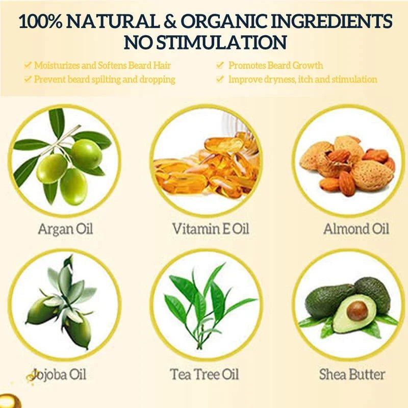 Beard Growth Oil Moisturizing Care Cream - Beard grooming