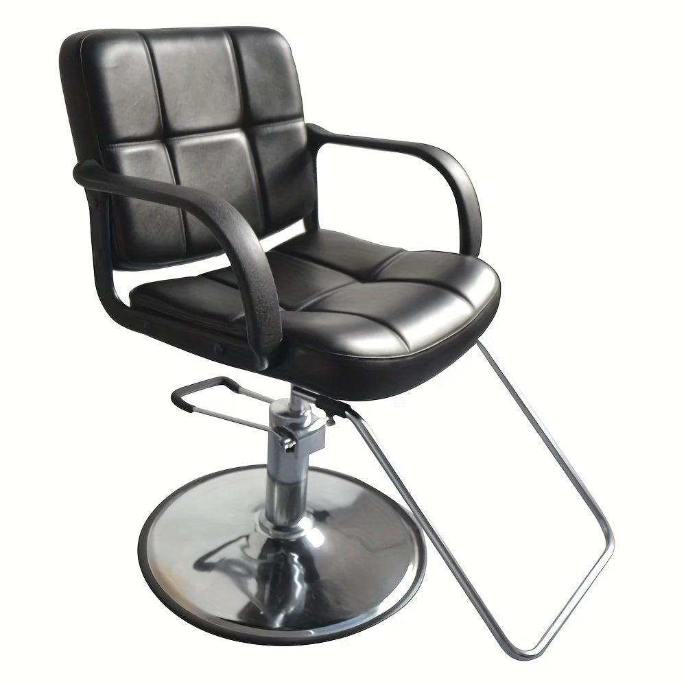 Black Leather Barber Chair - Beard grooming