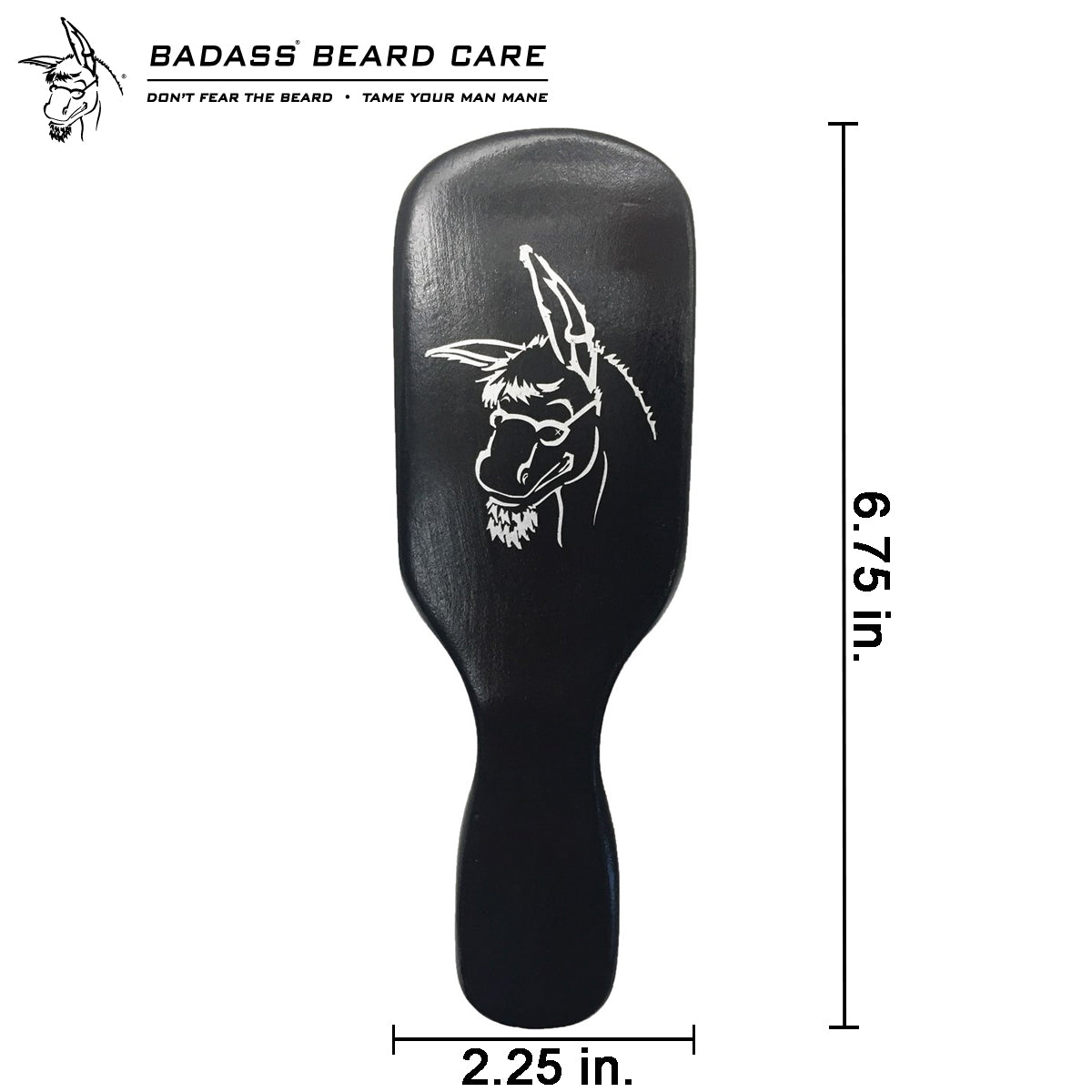 Boars Hair Beard Brush with Handle - Beard grooming