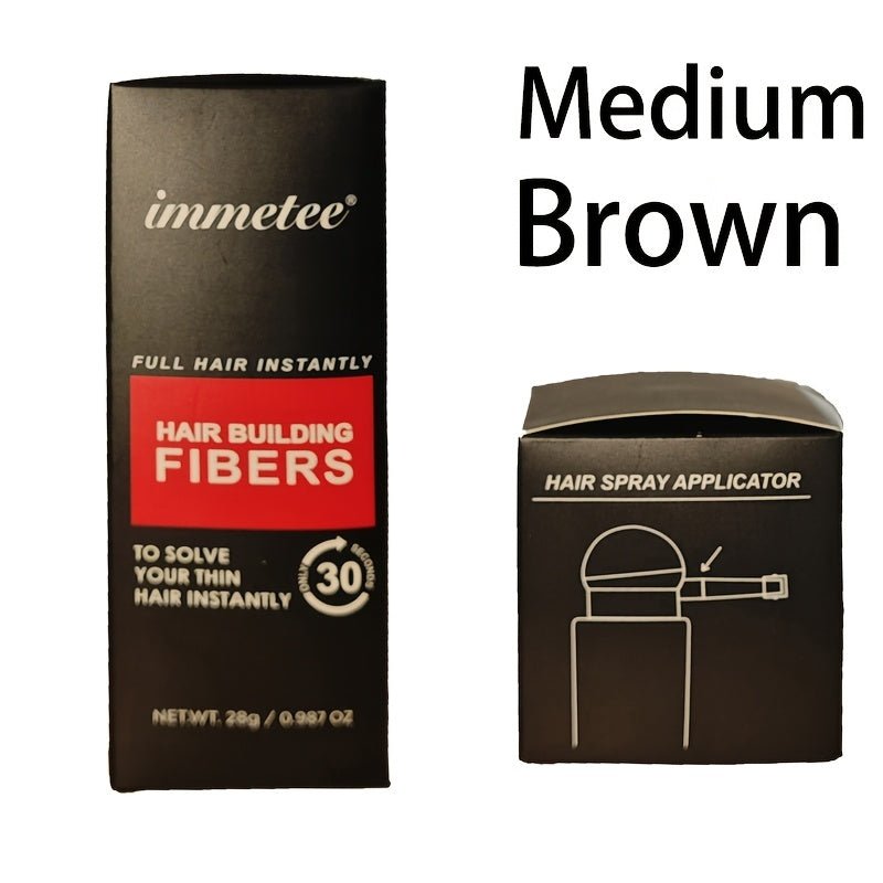 Immetee Full Hair Fibers+Sprayer - Beard grooming