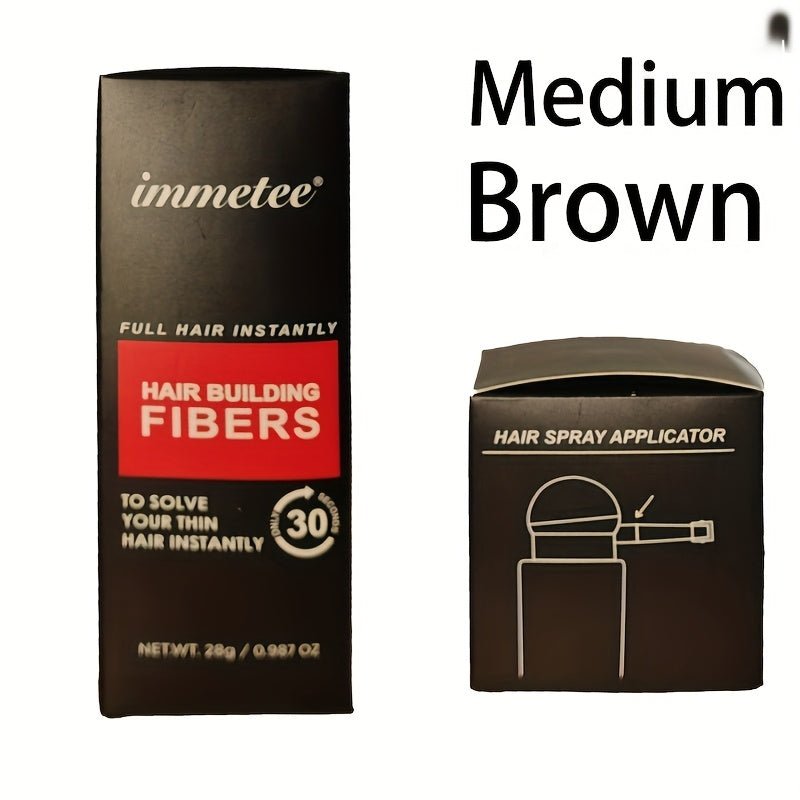 Immetee Full Hair Fibers+Sprayer - Beard grooming