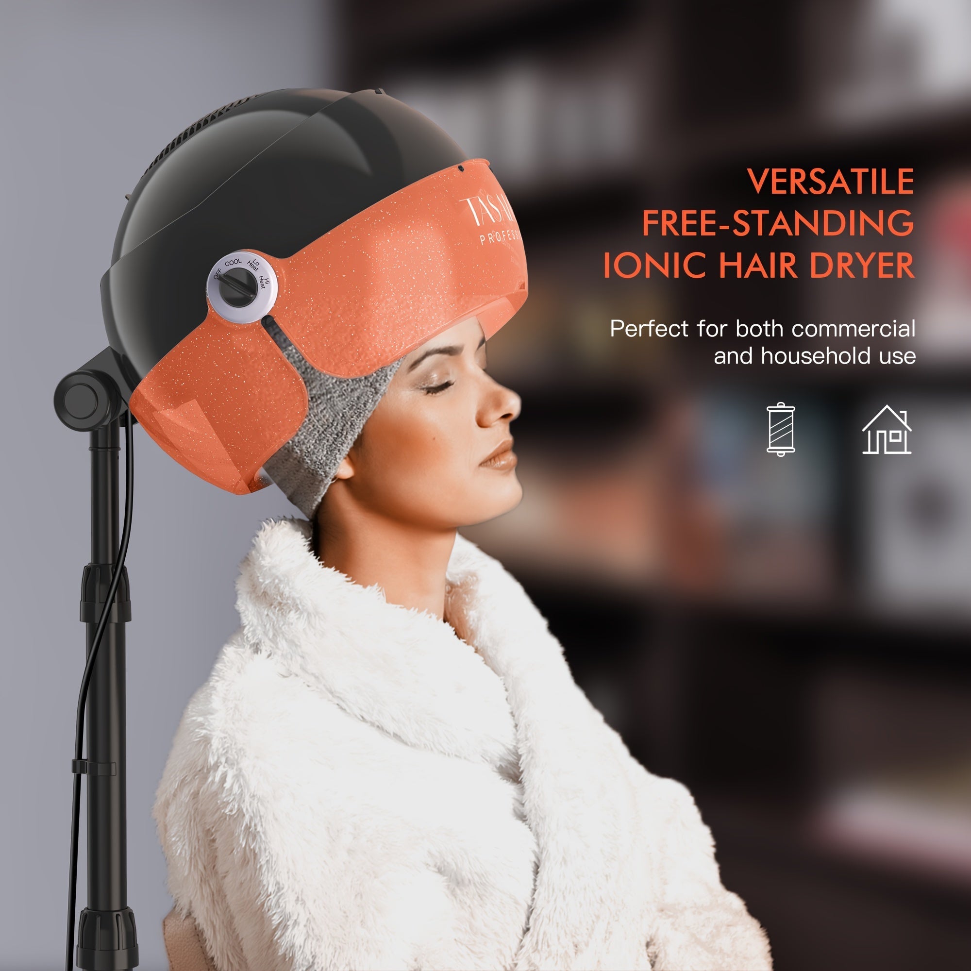 Ionic Hooded Hair Dryer - Beard grooming
