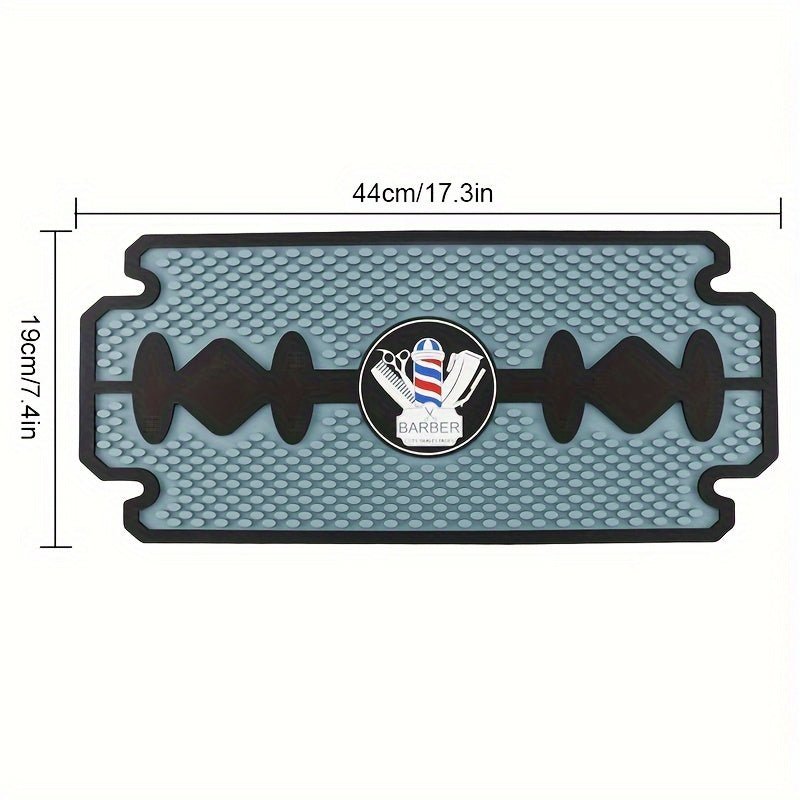 Magnetic Anti - Skid Silicone Barber Station Mat - Beard grooming