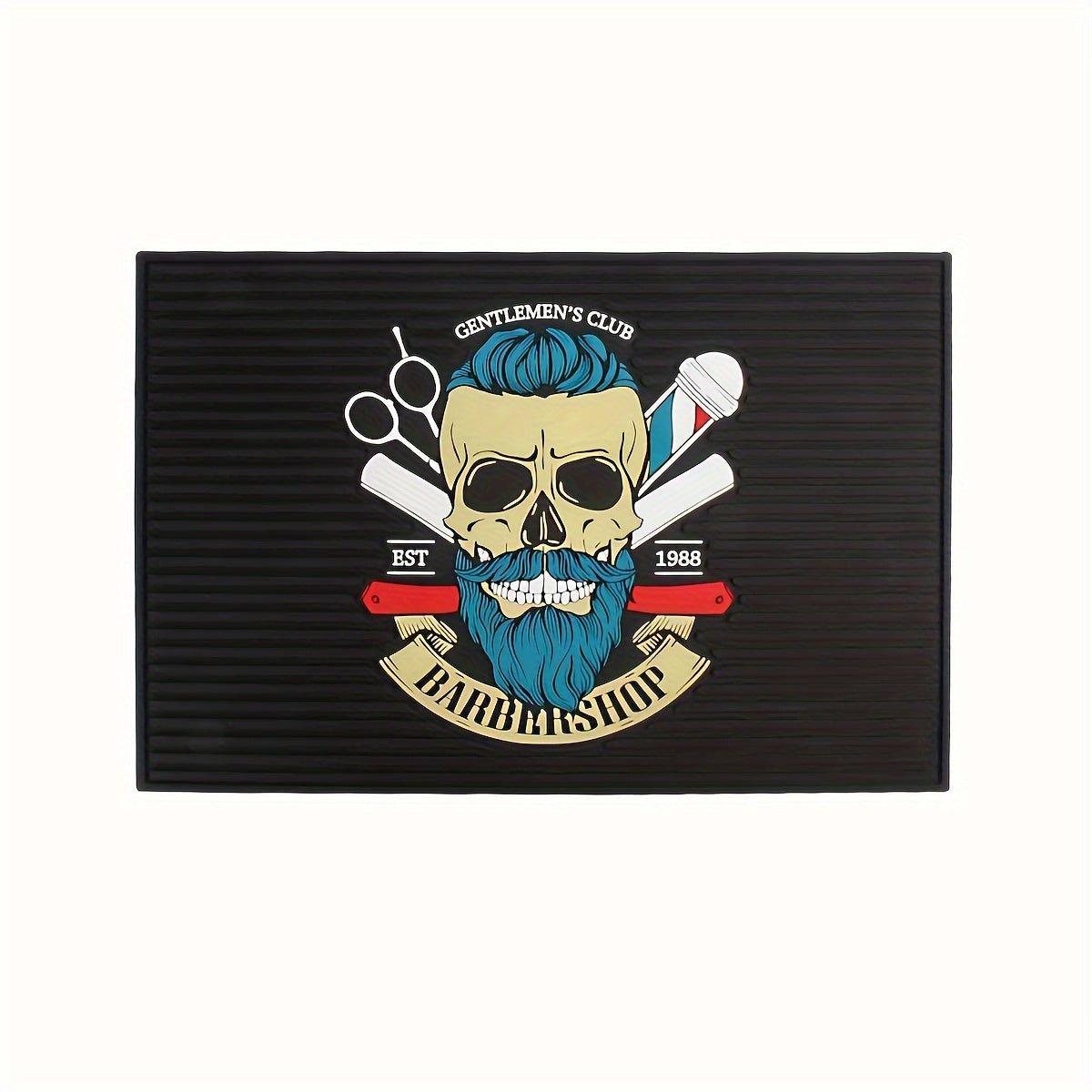 Magnetic Anti - Skid Silicone Barber Station Mat - Beard grooming