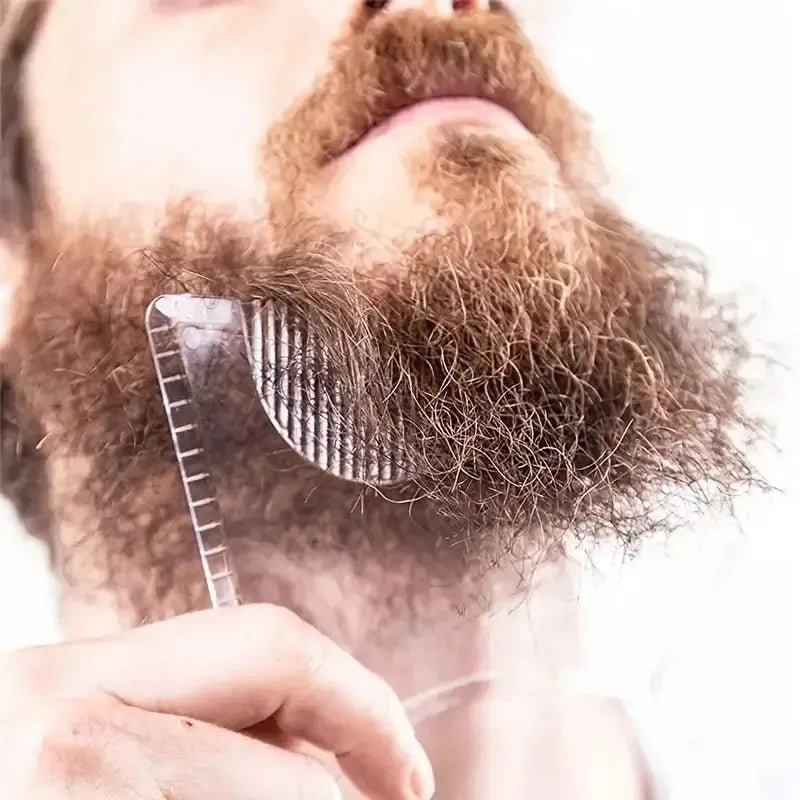 Men's All - in - One Beard Styling Comb - Beard grooming