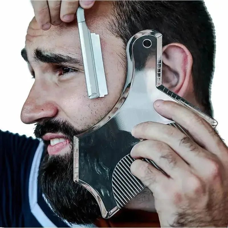 Men's All - in - One Beard Styling Comb - Beard grooming