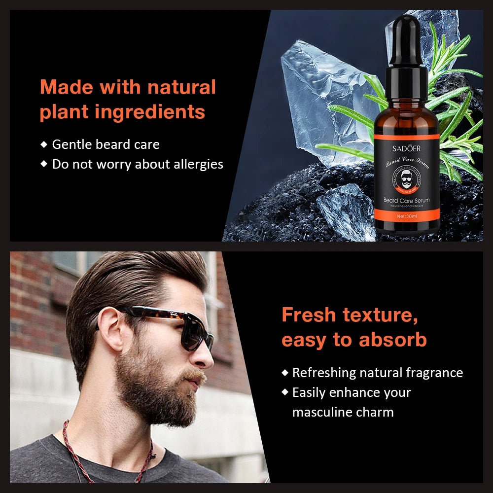 Moisturizing Smoothing Softening Beard Growth Serum - Beard grooming