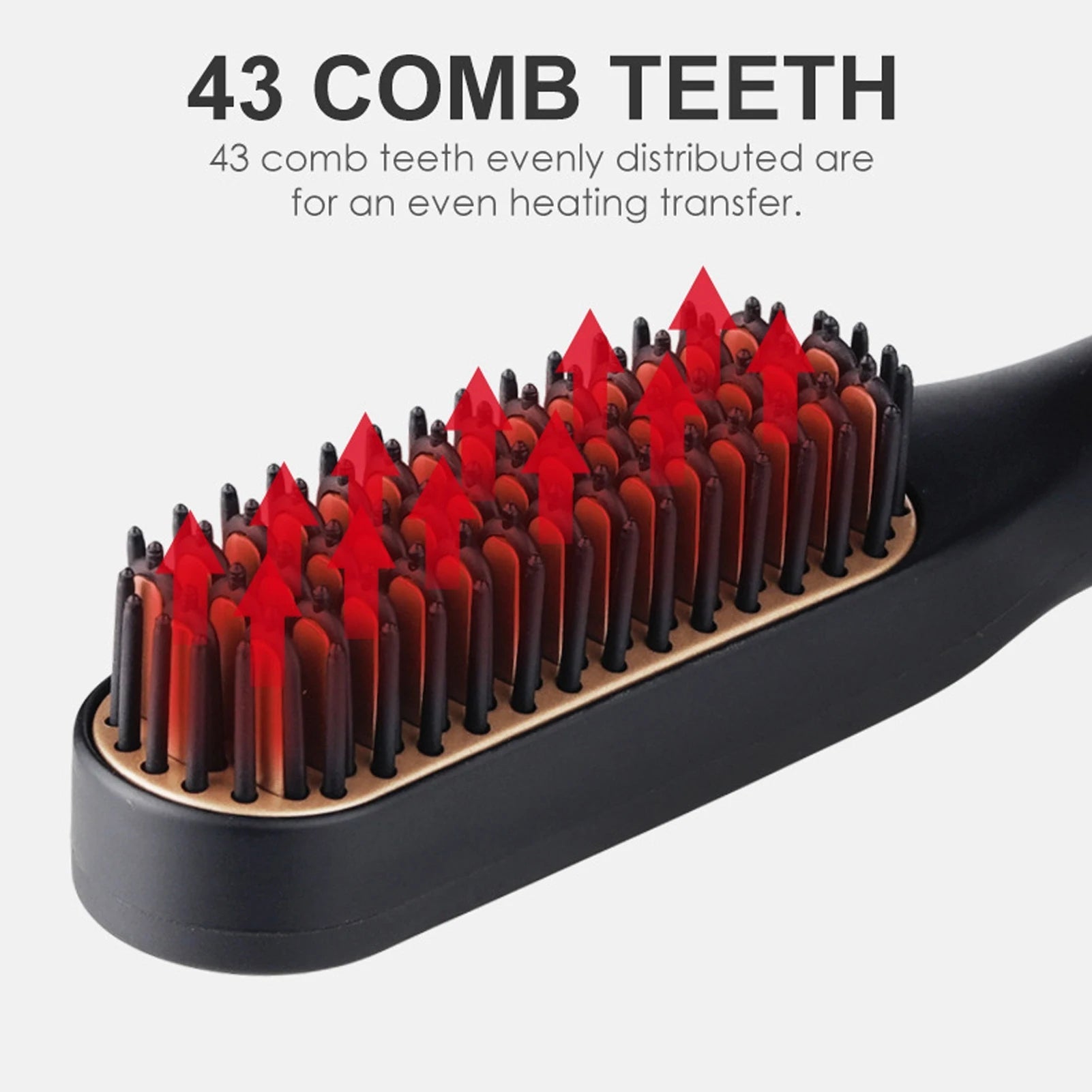 Multifunctional Beard Straightener Brush for Men - Beard grooming