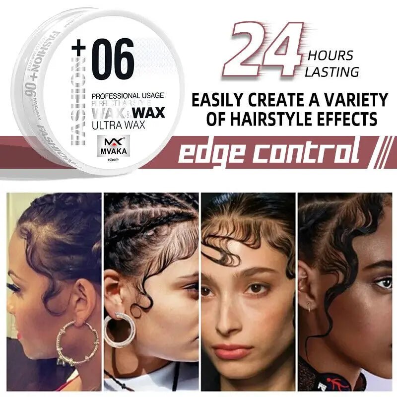MVAKA Hair Braiding & Styling Wax Edge control - Beard grooming