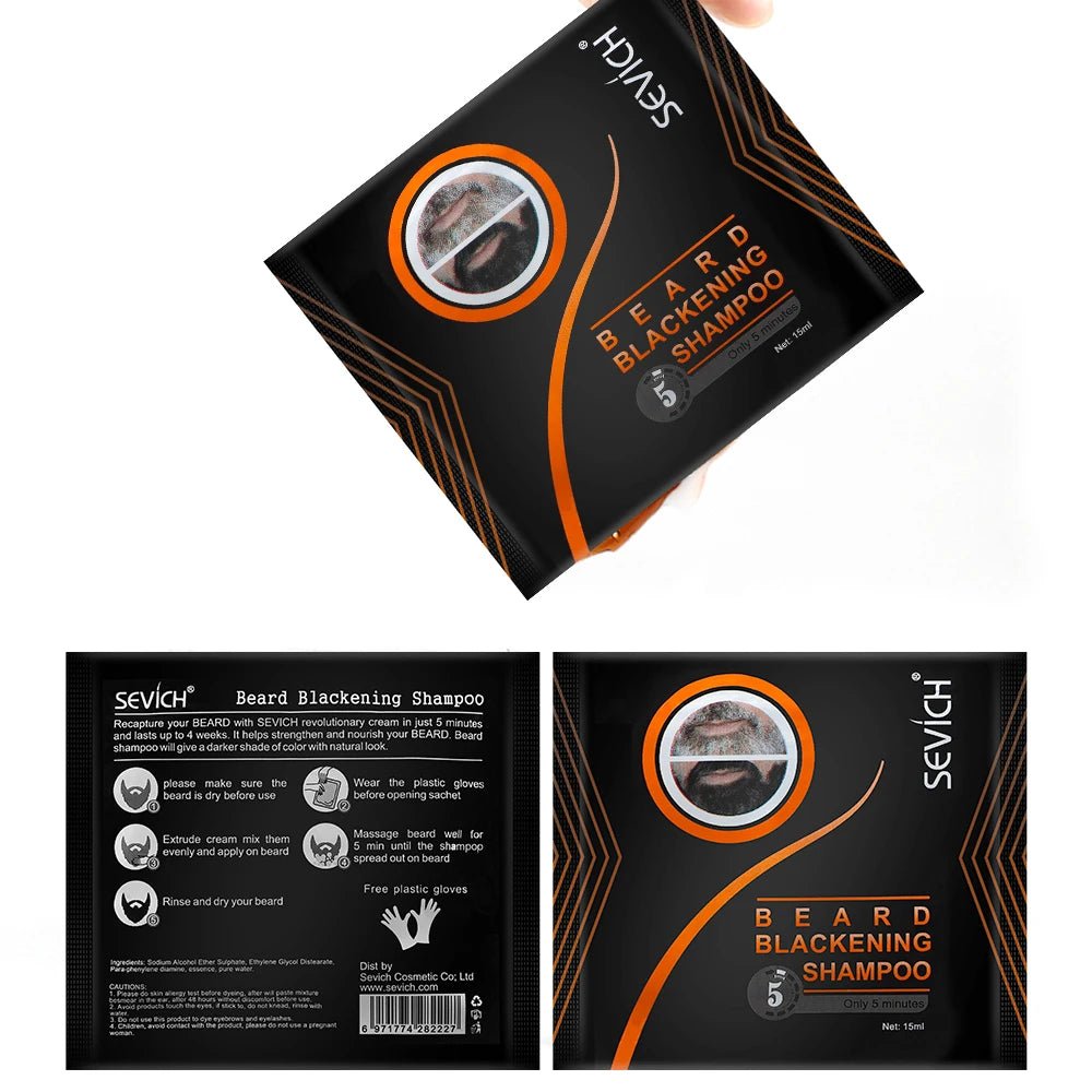 Natural Beard Hair Dye Shampoo - Beard grooming