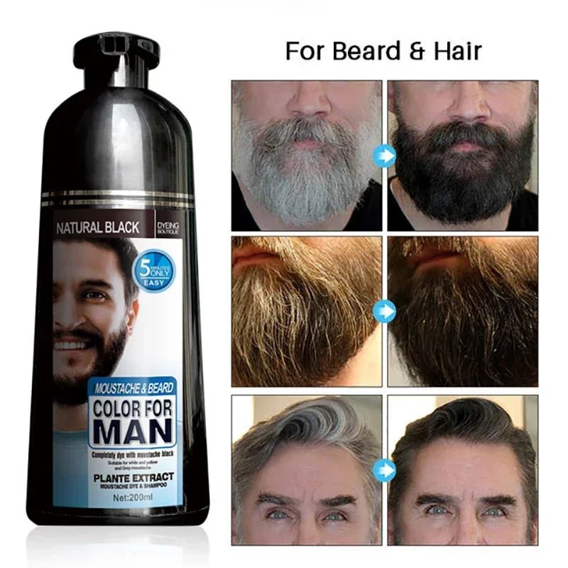 Permanent Beard Dye Shampoo - Beard grooming