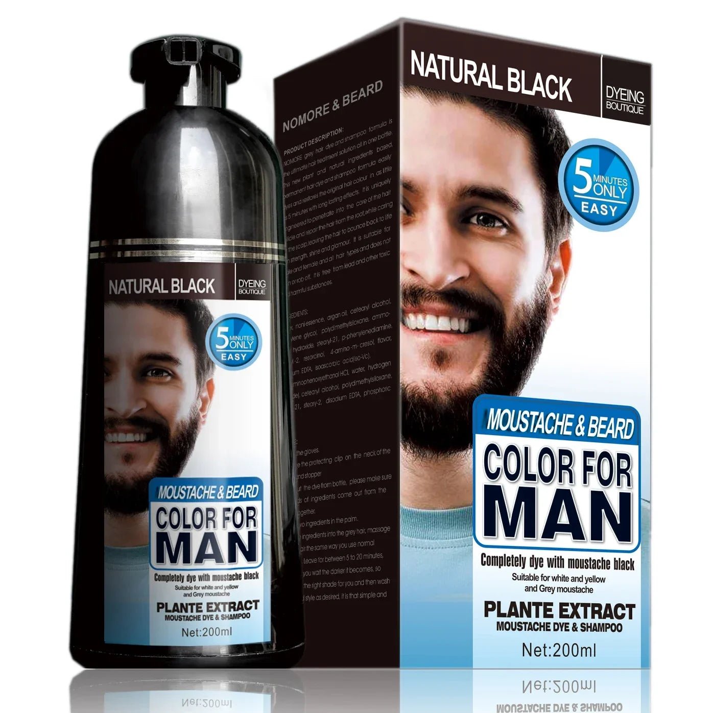 Permanent Beard Dye Shampoo - Beard grooming