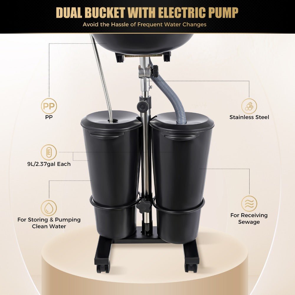 Portable Mobile Shampoo Basin - Beard grooming