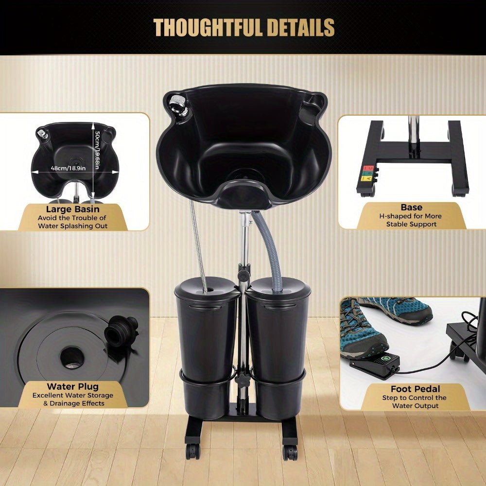 Portable Mobile Shampoo Basin - Beard grooming