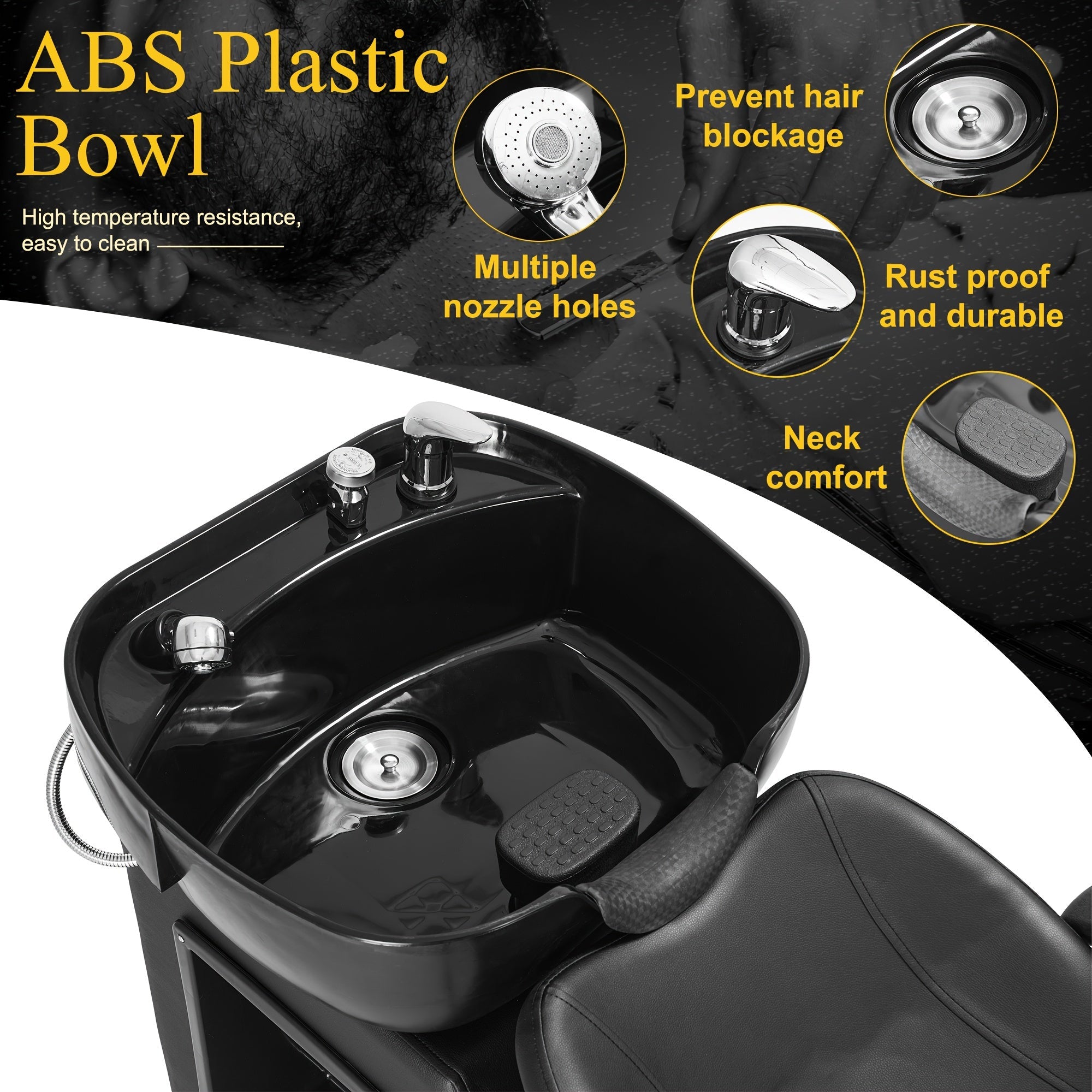 Shampoo Bowl Sink Station - Beard grooming