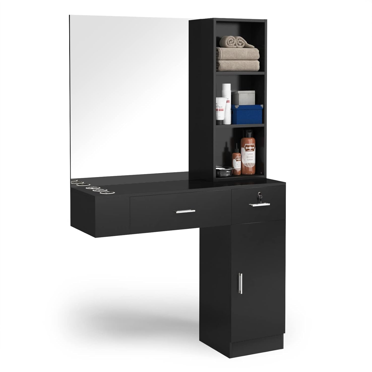 TUFFIOM Barber Station with Mirror - Beard grooming