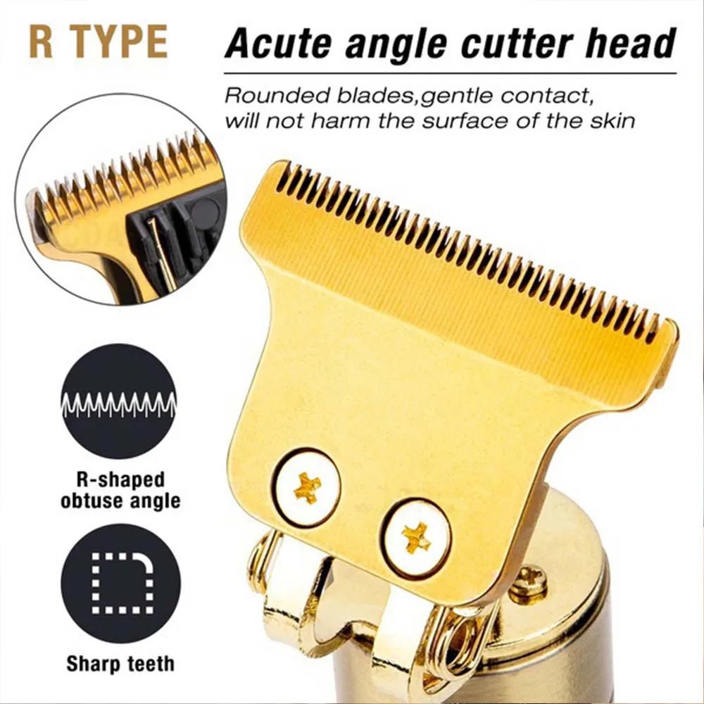 USB Rechargeable Hair Clipper Barber Professional Electric hair trimmer - Beard grooming