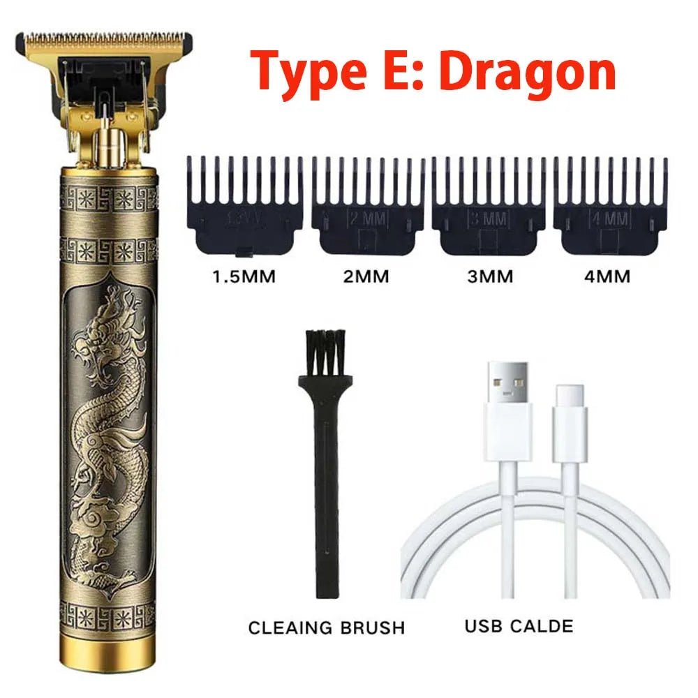USB Rechargeable Hair Clipper Barber Professional Electric hair trimmer - Beard grooming