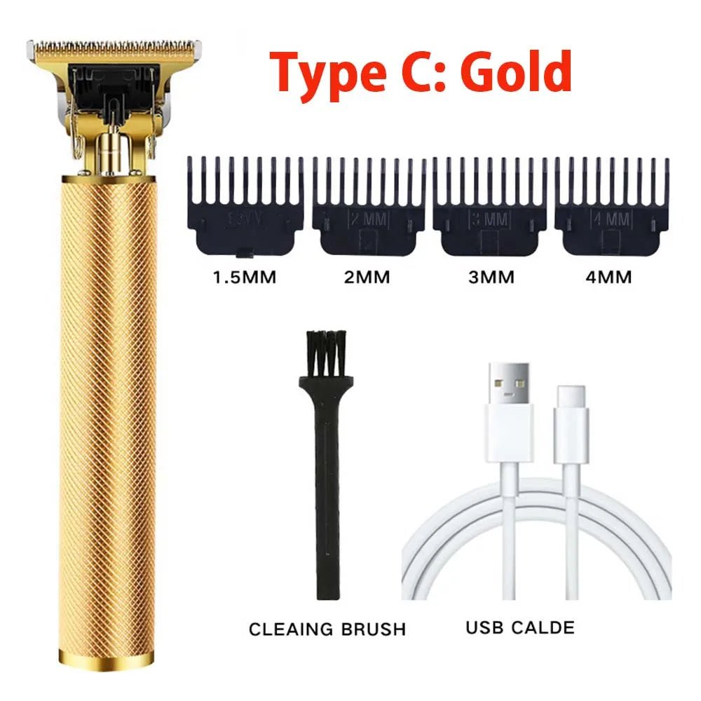 USB Rechargeable Hair Clipper Barber Professional Electric hair trimmer - Beard grooming