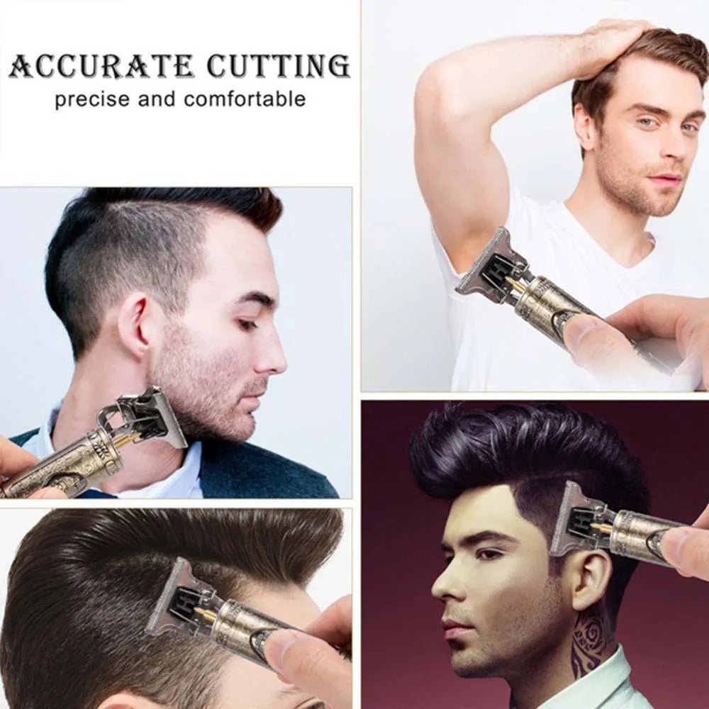 USB Rechargeable Hair Clipper Barber Professional Electric hair trimmer - Beard grooming