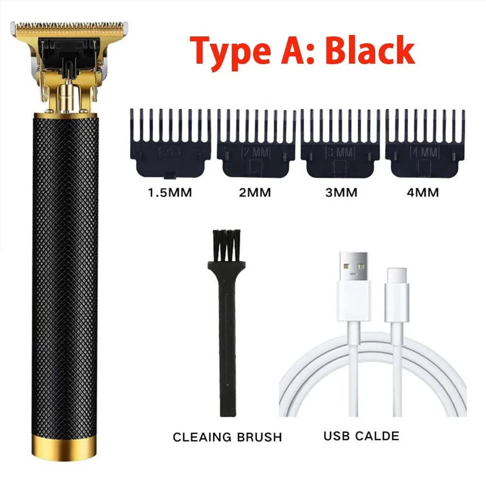USB Rechargeable Hair Clipper Barber Professional Electric hair trimmer - Beard grooming